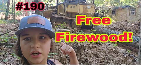 Cutting And Dragging Some Premium Firewood Logs‼️
