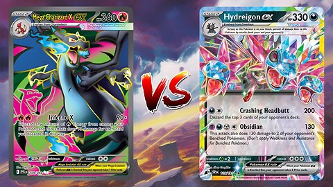 Pokemon TCG Live Mega Charizard X EX Oricorio EX VS Hydreigon EX Toxtricity!!