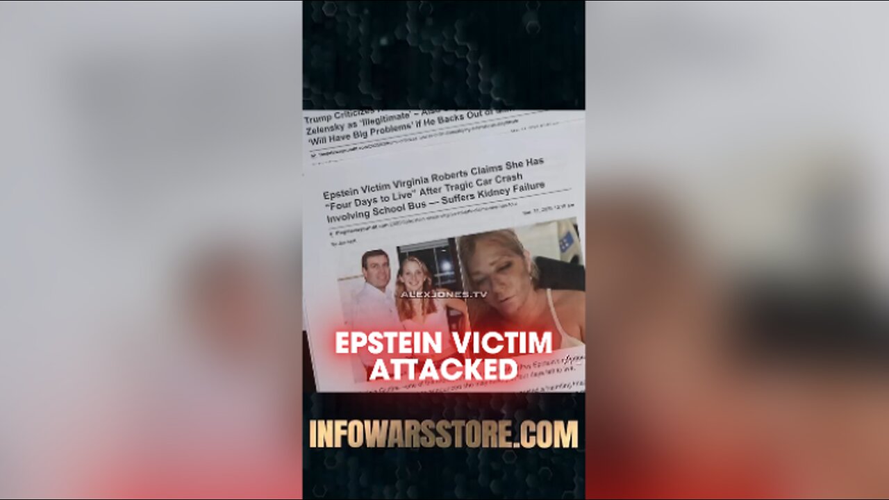 Alex Jones: Epstein Victim Attacked After Refusing To Shut up - 3/31/25