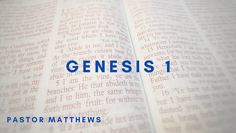 Genesis 1 | Abiding Word Baptist