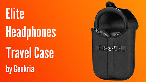 Elite Over-Ear Headphones Travel Case, Hard Shell Headset Carrying Case | Geekria