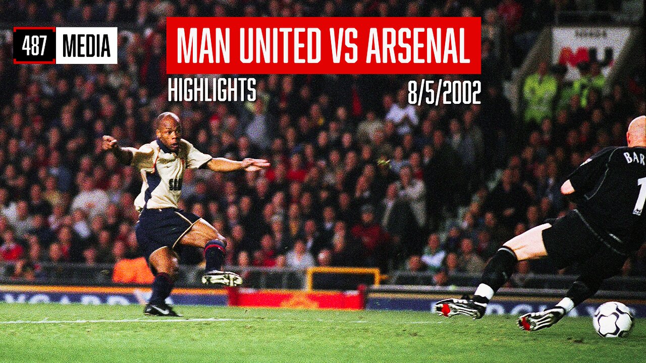 ⚽️ Man United vs Arsenal [0-1] FA Barclaycard Premiership 2001/02 | HIGHLIGHTS | 8/5/2002
