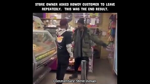 Rowdy Customer gets Served