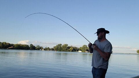 Bank fishing for river smallmouth. They were feeding!