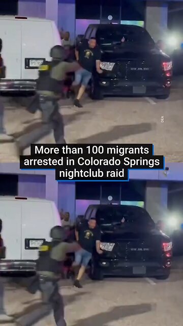 DEA arrests 114 migrants in Colorado Springs nightclub raid.