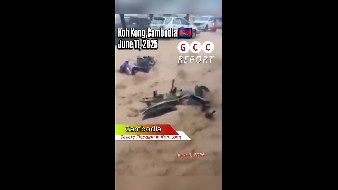 #Cambodia #flood #KohKong #disaster #climate #destruction #anomaly #climatecrisis #weather