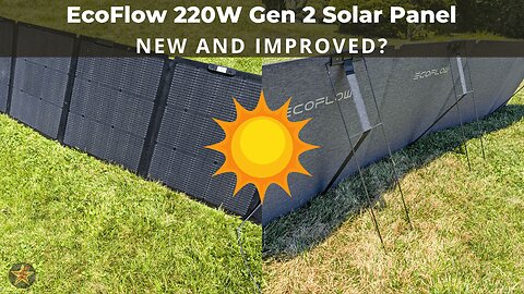 ☀️ ECOFLOW 220W Portable Solar Panel Review! ⚡