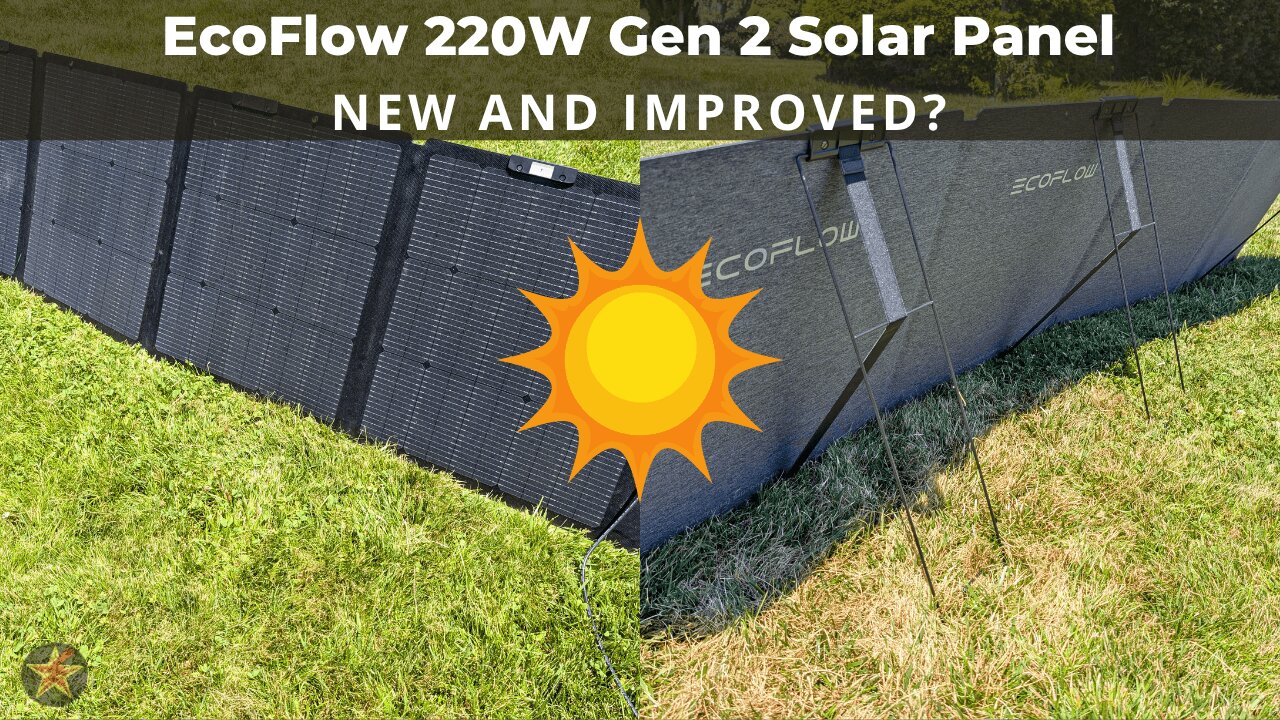 ☀️ ECOFLOW 220W Portable Solar Panel Review! ⚡