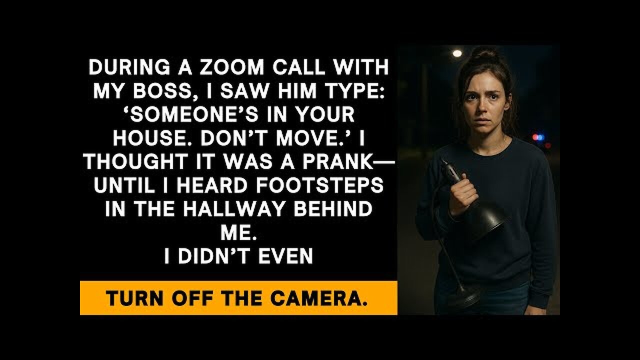 During A Zoom Call With My Boss, I Saw Him Type: 'Someone's In Your House. Don't Move.' I Thought...