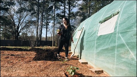 Let’s Finish Moving This Dang Compost! March Garden Series: Day 10/15 | + Flying a Drone