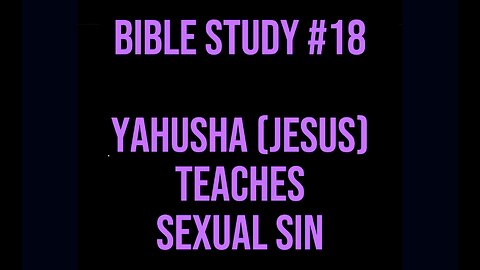 Good Morning! ☀️ Bible Study #18 Jesus Teaches Sexual Sin 📖 #signlanguage #talk #asl #knowledge