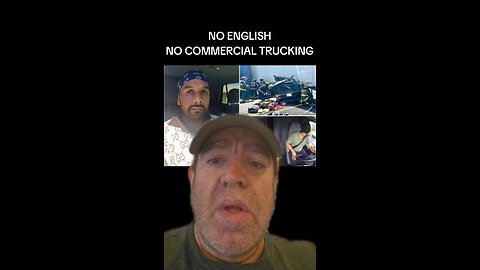 NO ENGLISH, NO LICENSE