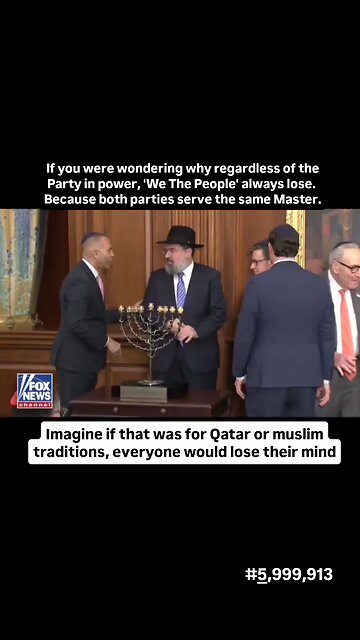 imagine if that was for Qatar or Islamic traditions, everyone would lose their mind. #politics #usa