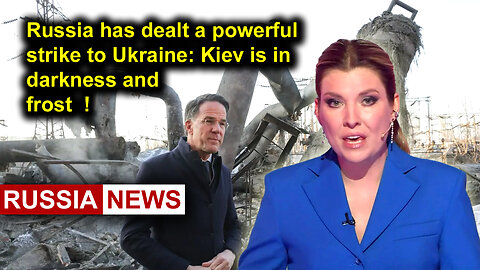Russia has dealt a powerful strike to Ukraine: Kiev is in darkness and frost!