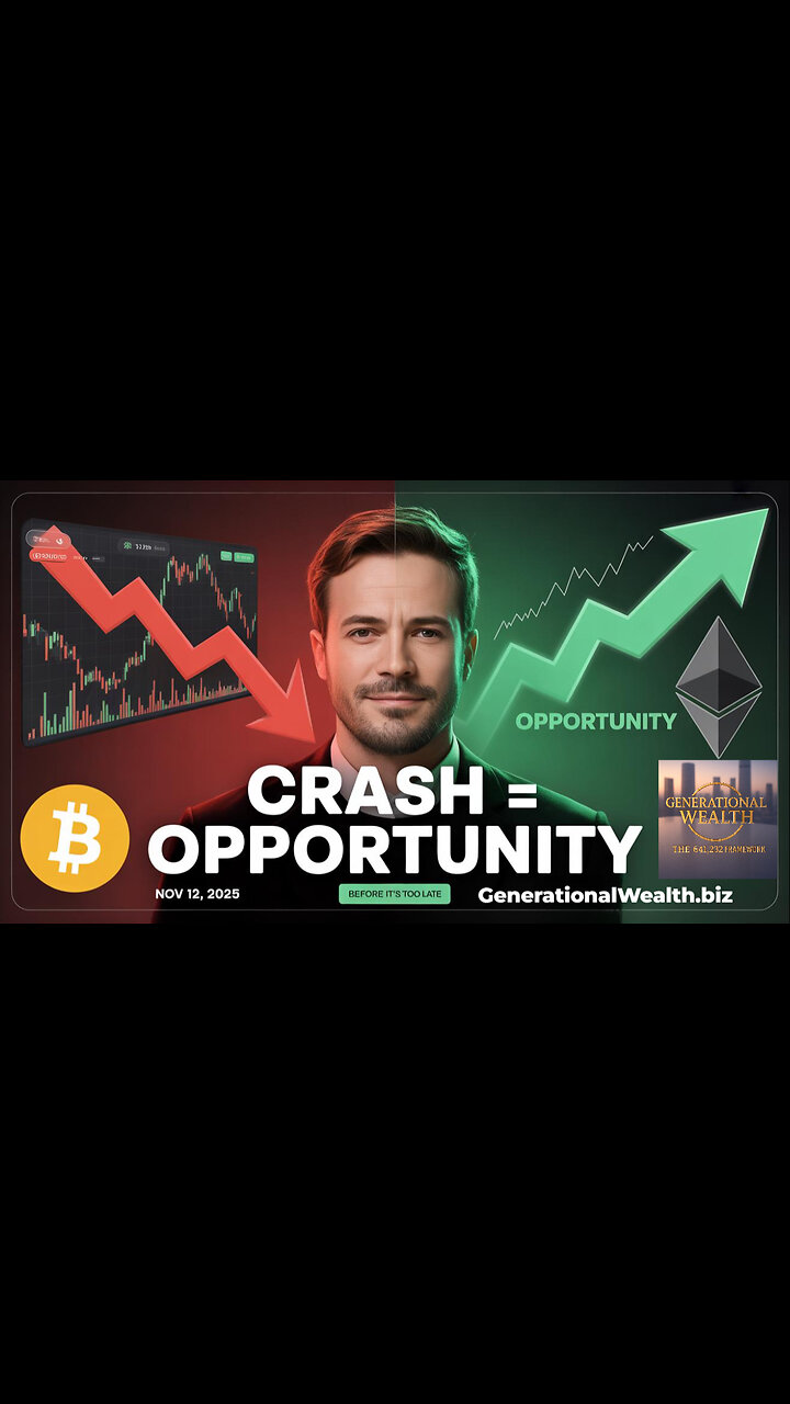 CRYPTO CRASH Creates MASSIVE Opportunity! Bitcoin $104K, ETH $3.5K Breakdown Nov 12, 2025
