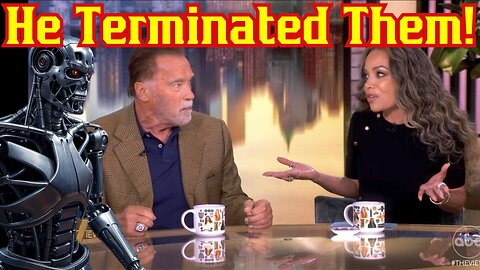Arnold Schwarzenegger Just SHOCKED Disney's The View After Loaded Question Over Ice Protests