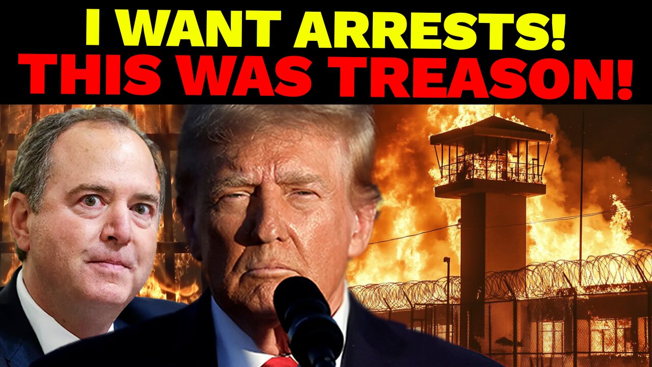 🔥 Trump DEMANDS Treason Charges — Mocks Adam Schiff on Stage!