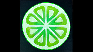 'Rumble Lime' Original Art Painting Timelapse 6-16-25