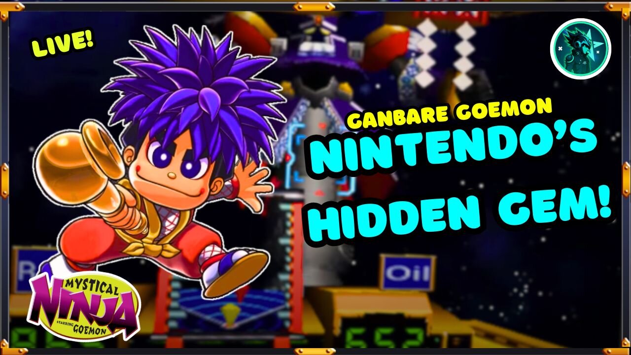 NINTENDO'S BEST HIDDEN GAME! - Mystical Ninja Starring Goemon 64! - #live #ganbaregoemon #64games
