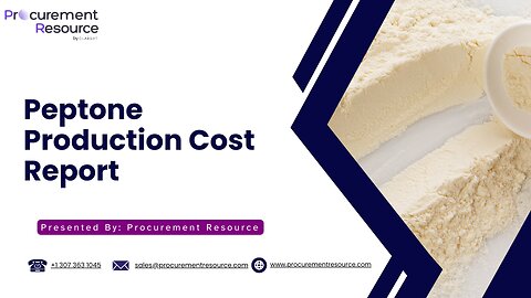 Peptone Production Cost Report