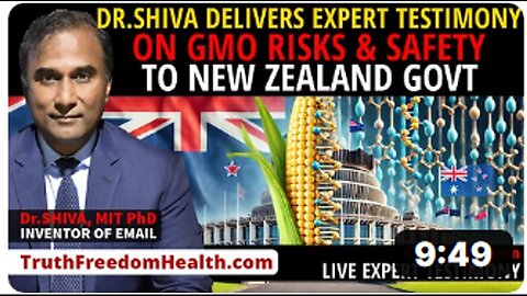 Dr.SHIVA™ LIVE: Dr.SHIVA delivers Expert Testimony on GMO Risks & Safety to the New Zealand Govt.