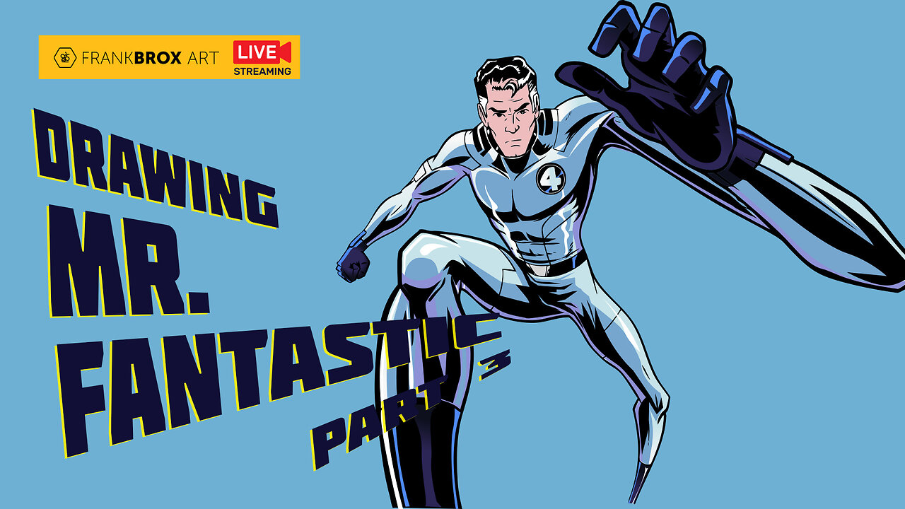 Mr Fantastic Comes to Life in Marvelous Drawing!