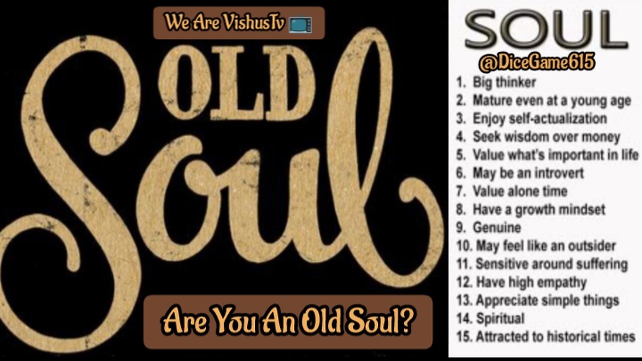 Are You An Old Soul? 🤔 #VishusTv 📺