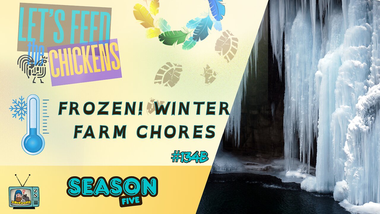 Frozen! Winter Farm Chores | Let's Feed the Chickens | E134b