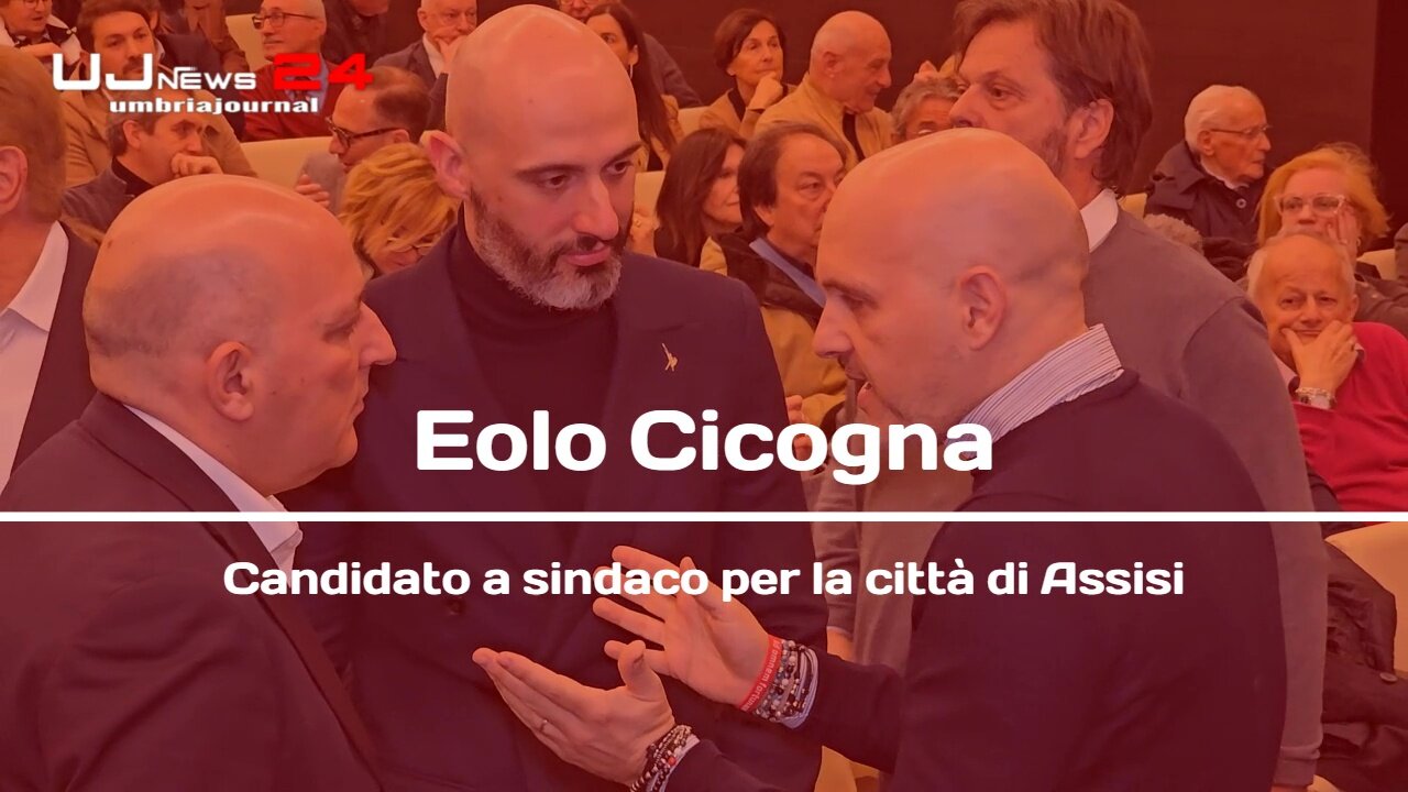 Eolo Cicogna Candidato a sindaco per la città di Assisi