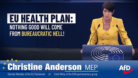 EU health plan: Nothing good will come from bureaucratic hell!