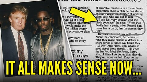 Trump’s NIGHTMARE: Diddy CRIME CONNECTION Just EXPOSED