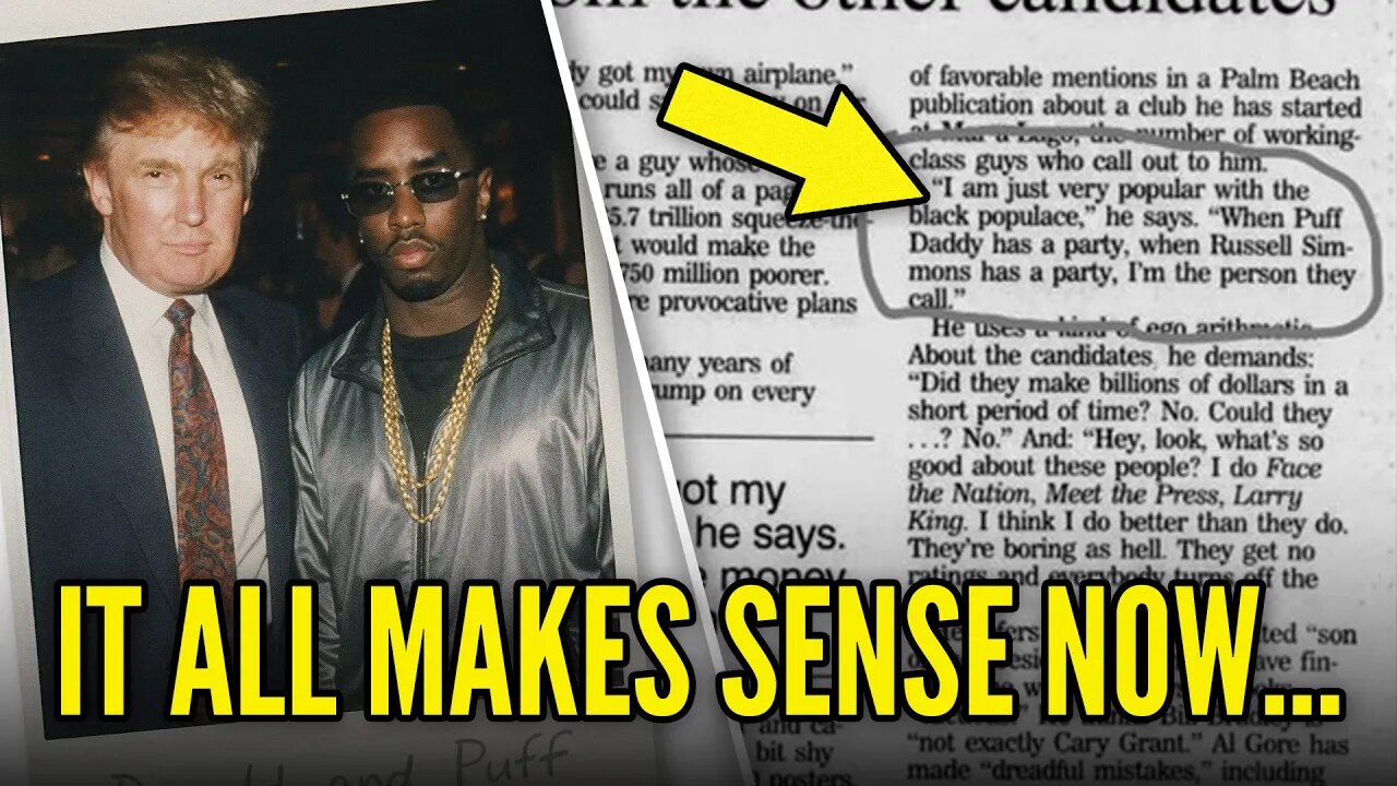 Trump’s NIGHTMARE: Diddy CRIME CONNECTION Just EXPOSED