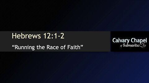 Running the Race of Faith