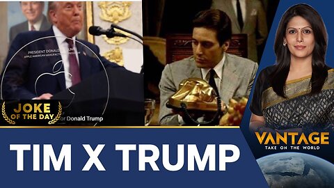 Tim Cook's "Golden Gift" for Trump Triggers Meme Fest | Vantage with Palki Sharma | N18G