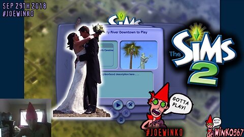 Virginia Beach Wedding - Sims 2 Live Stream (Sep 29th 2018) - Joe Winko