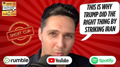 This is Why Trump did the Right thing by Striking Iran
