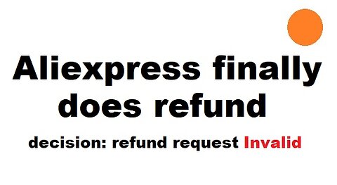 Aliexpress gives refund 4 months after the order
