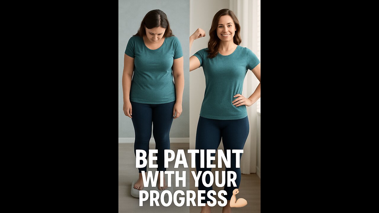 💪 Be Patient With Your Progress — Fitness Motivation