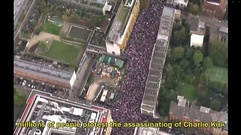 millions of people protest the assassination of Charlie Kirk
