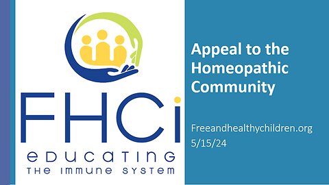 Become Certified in Homeoprophylaxsis (HPx) with FHCi (4 min)
