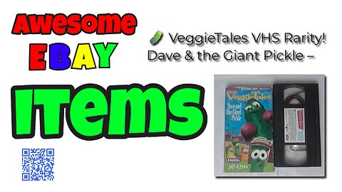 🥒 VeggieTales VHS Rarity! Dave & the Giant Pickle – CLASSIC 90s Collector’s Gem #ebayreplay
