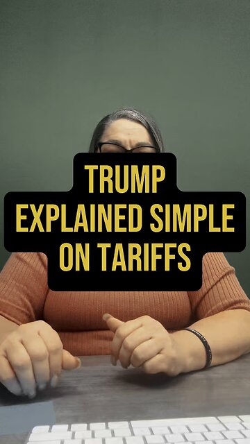 Trump Explained Tariffs — Simple 😂