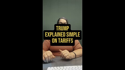 Trump Explained Tariffs — Simple 😂
