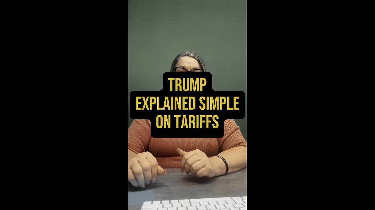 Trump Explained Tariffs — Simple 😂