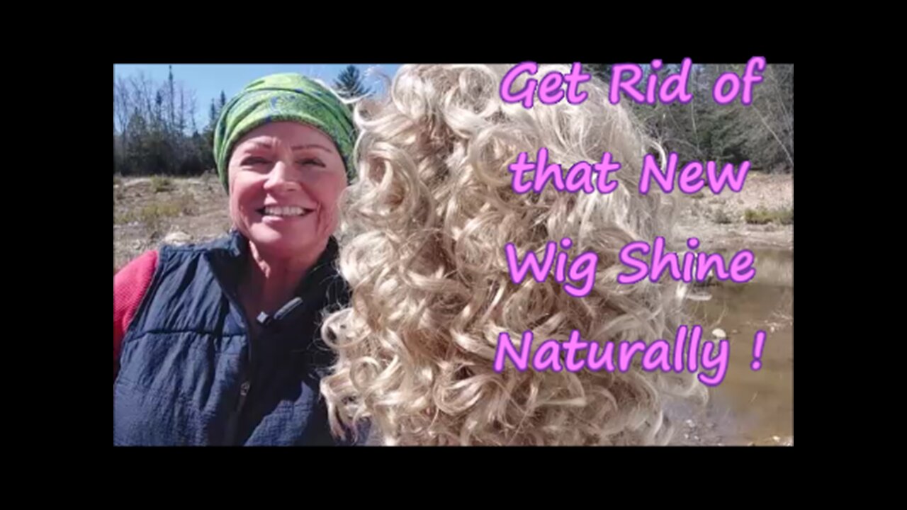 Natural Wig Care Tip: Removing the "New Wig " Shine from Blonde Wigs Naturally (No Dry Shampoo) !