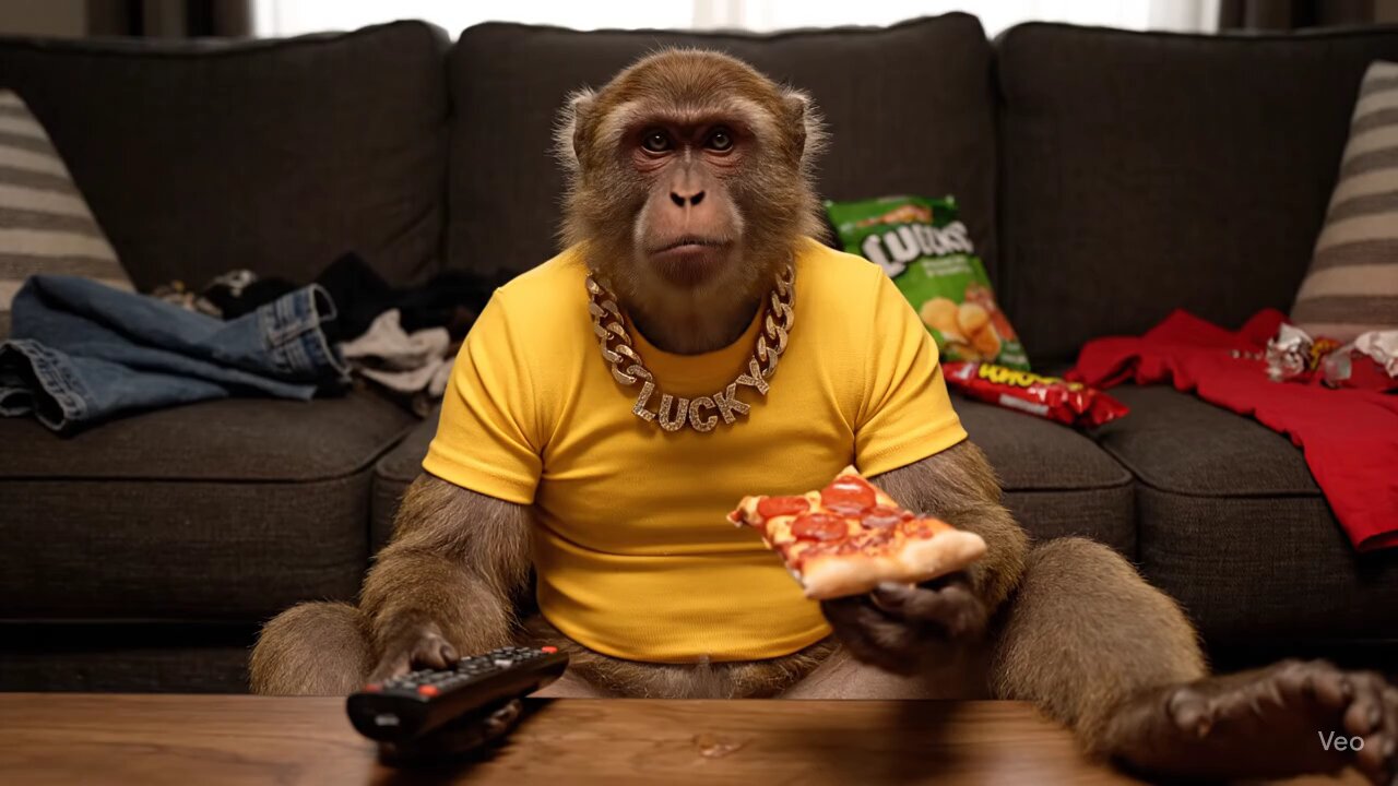 lucky the ai monkey