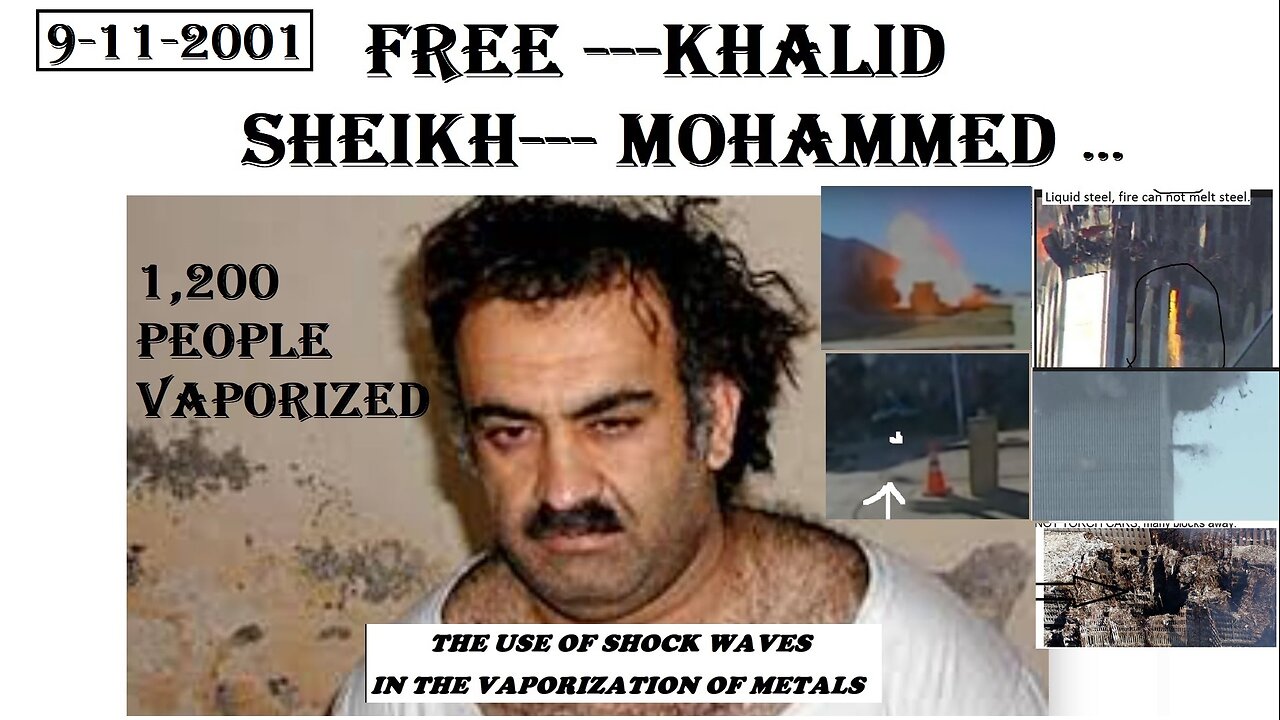 Free-Khalid Sheikh Mohammed, all patsy scapegoats in GITMO-TRUMP pardon them all