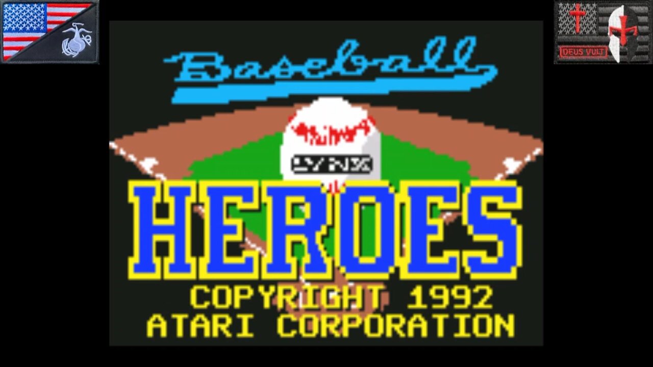 Baseball Heroes (Atari Lynx - Attract Mode) [NA Version]