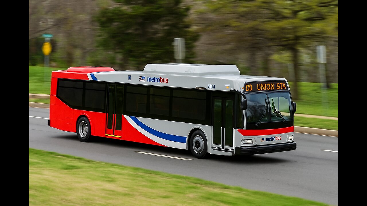 Die-Cast Washington DC Metrobus