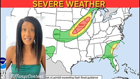 Severe Thunderstorms, Excessive Rainfall +Flash Flooding in the Upper Midwest & SE. Tropics Update!